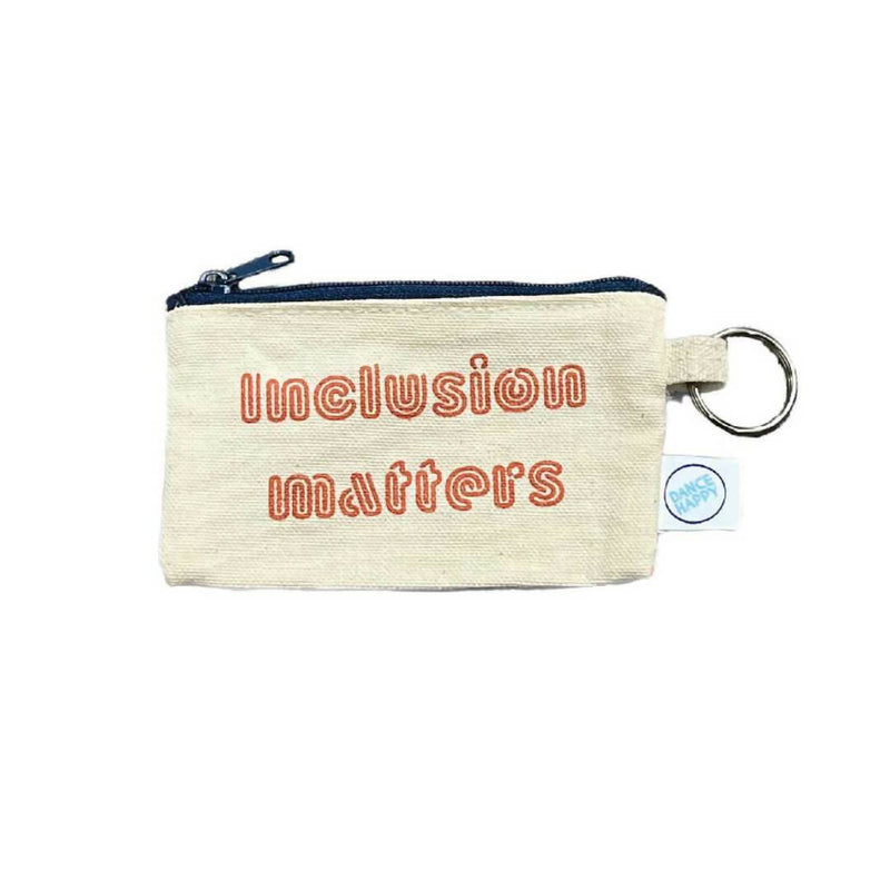 Load image into Gallery viewer, &quot;Inclusion Matters&quot; cardholder with keyring
