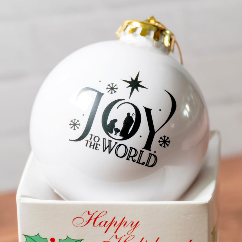 Load image into Gallery viewer, Joy To the World Christmas Ornament
